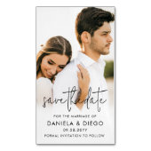 Budget Foto Speichern Sie die Datumsmagnete Magnetische Visitenkarte (Vorderseite Vertikal)