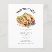 Budget Foto Taco Bout Liebe Probe Abendessen Flyer (Vorne)