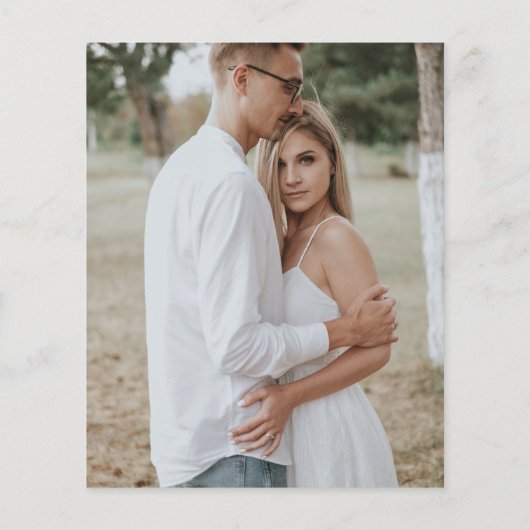 Budget Foto Terracotta Boho Wedding Simple (Rückseite)