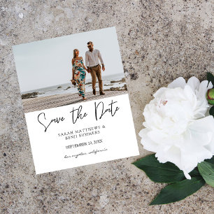 Budget Foto Typografie Save the Date HW Flyer