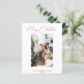 Budget Foto Urlaubskarte (Stehend Vorderseite)