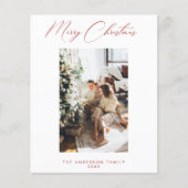 Budget Foto Urlaubskarte Flyer (Vorne)