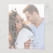 Budget Foto V MOD Chic 3 LG Save the Date Flyer (Vorne)