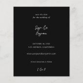 Budget Foto V MOD Chic 4 LG Save the Date (Rückseite)