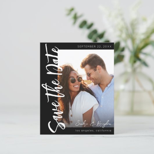 Budget Foto V MOD Chic 5 Save the Date (Stehend Vorderseite)