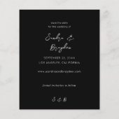 Budget Foto V MOD Chic 6 Save the Date (Rückseite)