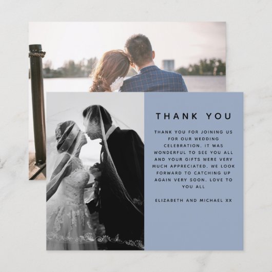 BUDGET Foto Wedding Vielen Dank (Vorne/Hinten)
