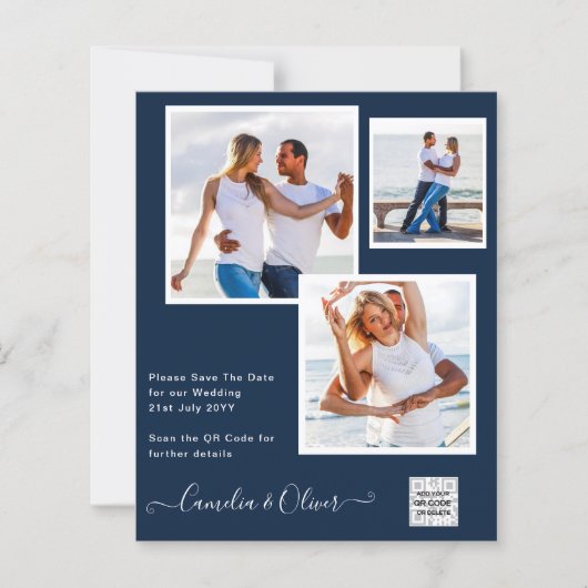 BUDGET FOTO Wedite Laden QR CODE UAWG Blue (Vorderseite)