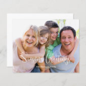 Budget Foto Weihnachten Weihnachtskarte (Vorne/Hinten)