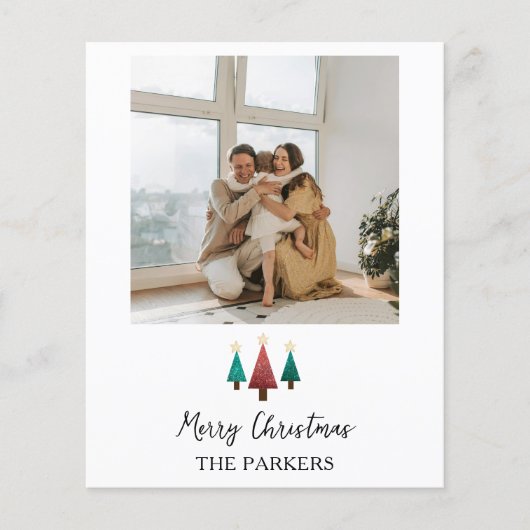 Budget Foto Weihnachtskarte (Vorderseite)