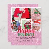 BUDGET Foto Weihnachtskarten - Collage (Vorne/Hinten)