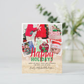 BUDGET Foto Weihnachtskarten - Collage (Stehend Vorderseite)
