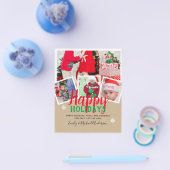 BUDGET Foto Weihnachtskarten - Collage Flyer (Einzeln)