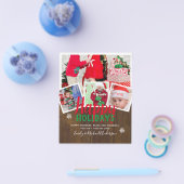 BUDGET Foto Weihnachtskarten - Collage Flyer (Einzeln)