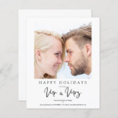 Budget Foto Whimsical MR & MRS Weihnachtssehen (Vorne/Hinten)