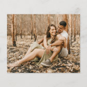 Budget Foto Wir sind Verlobt Verlobung Einladung Flyer (Hinten)