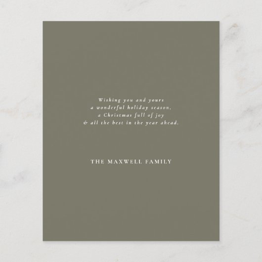 Budget Freude Weihnachts-Collage Urlaub (Rückseite)