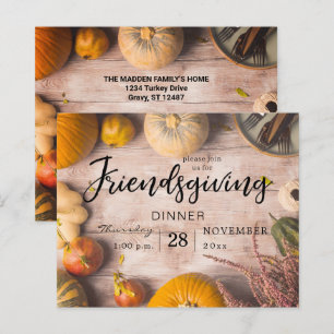 Budget Friendsgiving Dinner Feeling Pumpkin