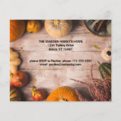 Budget Friendsgiving Dinner Feeling Pumpkin Flyer (Hinten)