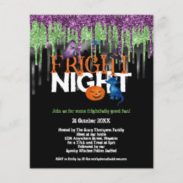 Budget Fright Night Glitzer Tropfen Halloween-Part