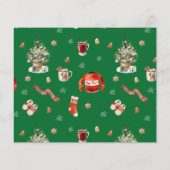 Budget Frohe Weihnachten 10 Multi-Foto - Grün (Rückseite)