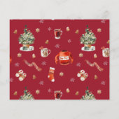 Budget Frohe Weihnachten 10 Multi Foto - Rot (Rückseite)