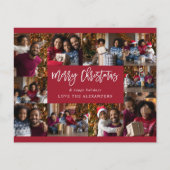 Budget Frohe Weihnachten 10 Multi Foto - Rot (Vorderseite)