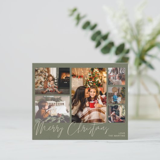 Budget Frohe Weihnachten auf Green 6 Foto (Stehend Vorderseite)