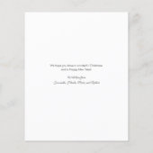 Budget Frohe Weihnachten Avocado Gag Custom Card (Rückseite)