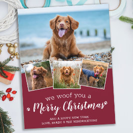 Budget Frohe Weihnachten Custom Pet Foto Urlaub