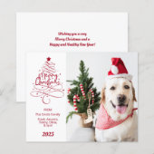 Budget Frohe Weihnachten Foto (Vorne/Hinten)