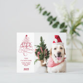 Budget Frohe Weihnachten Foto (Stehend Vorderseite)