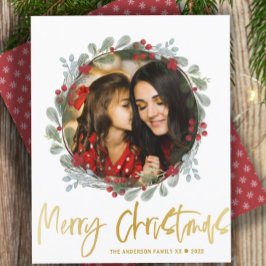 Budget Frohe Weihnachten Foto botanisch