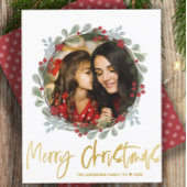 Budget Frohe Weihnachten Foto botanisch