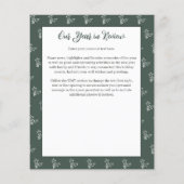 Budget Frohe Weihnachten Foto Jahr in Überprüfung (Rückseite)