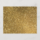 Budget Frohe Weihnachten Gold Glitzer Multi Foto Flyer (Hinten)