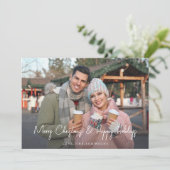 Budget Frohe Weihnachten & HH Minimalistisches H-F (Stehend Vorderseite)