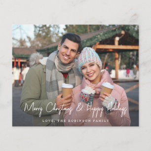 Budget Frohe Weihnachten & HH Minimalistisches H-F Flyer