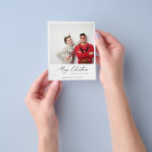 Budget Frohe Weihnachten Instant Foto Minimalistis Flyer (Gruppe)