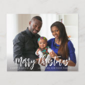 Budget Frohe Weihnachten Minimalistisches H Foto 2 Flyer (Vorne)