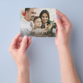 Budget Frohe Weihnachten Minimalistisches H-Foto Flyer (Gruppe)