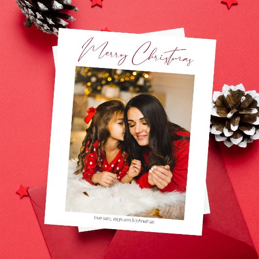 Budget Frohe Weihnachten Modernes Minimalistisches