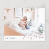 Budget Frohe Weihnachten Modernes Minimalistisches (Vorderseite)