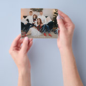 Budget Frohe Weihnachten Modernes Script Foto Flyer (Gruppe)