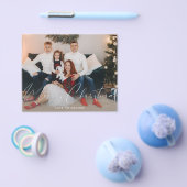 Budget Frohe Weihnachten Modernes Script Foto Flyer (Einzeln)