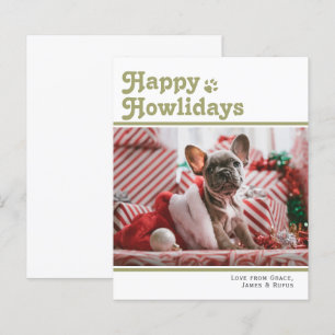 BUDGET Frohe Weihnachten Pet Dog Weihnachtskarte