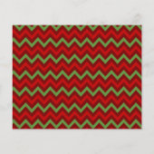 Budget Frohe Weihnachten Red Green Foto Card (Rückseite)