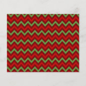 Budget Frohe Weihnachten Red Green Foto Card Flyer (Hinten)