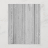 Budget Frohe Weihnachten rustikalen Foto Urlaub Flyer (Hinten)