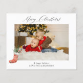 Budget Frohe Weihnachten & Strumpf Foto (Vorderseite)